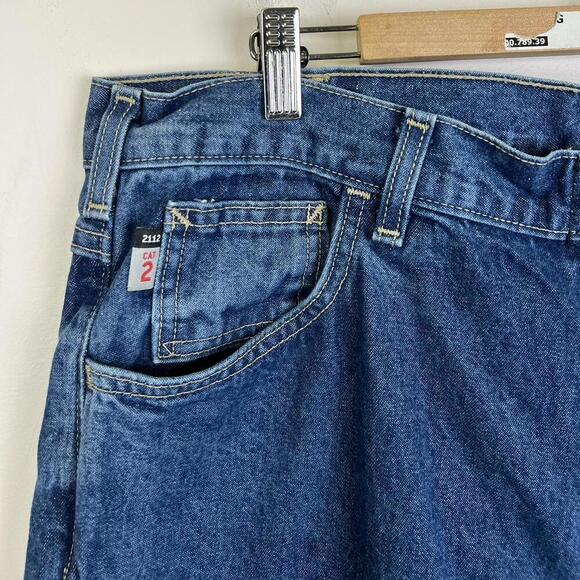 Carhartt Men's Loose Fit Denim Jeans - Blue - Picture 5 of 7